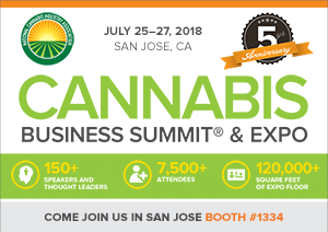 Cannabis Business Summit & Expo - Booth 1334 - San Jose California